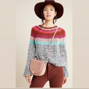 Anthropologie Veroalfie Handwoven Ramona Sweater